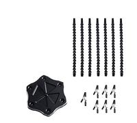 The Third Hand Six-jaw Multi-Function Aluminum Alloy Welding Platform PCB Welding Universal Arm Multi-jaw Workbench Model Maintenance Tool (Color : 03)