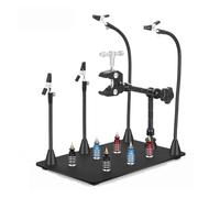 The Third Hand Sliding Adjustable PCB Board Clamp Welding Shelf Welding Auxiliary Third Soldering Helping Hands Hand Tool (Color : SS3M-BK)