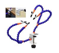 The Third Hand Table Clamp Soldering Iron Holder PCB Fixture Helping Hands Soldering Crafts Jewelry Hobby Workshop Helping Station (Color : N-Y4BE-SY9)