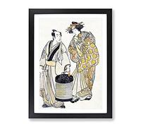 The Third Segawa As An Oiwan By Katsukawa Shunsho Asian Japanese Framed Print | A3 Black Framed Wall Art | Ready to Hang | Asian Nature Picture | Living Room Bedroom Lounge Office