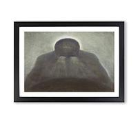 The Thought by Mikalojus Konstantinas Framed Print | A2 Black Framed Wall Art | Ready to Hang | Modern Nature Picture | Living Room Bedroom Lounge Office