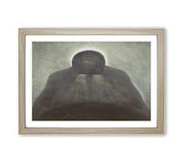 The Thought by Mikalojus Konstantinas Framed Print | A2 Oak Framed Wall Art | Ready to Hang | Modern Nature Picture | Living Room Bedroom Lounge Office