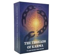 The Threads of Karma Oracle Deck, 75 Cards for Soul Work and Release, 12 x 8 cm