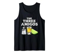 The Three Amigos Lime Salt Tequila Funny Party Tank Top