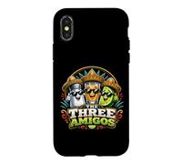 The Three Amigos Salt Lime and Tequila Funny Drinking Party Case for iPhone X/XS