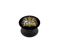 The Three Amigos Salt Lime and Tequila Funny Drinking Party PopSockets Adhesive PopGrip