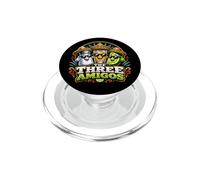 The Three Amigos Salt Lime and Tequila Funny Drinking Party PopSockets PopGrip for MagSafe
