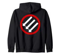 The Three Arrows - Stand Against Fascism Zip Hoodie