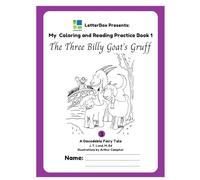 The Three Billy Goat's Gruff Coloring Book (LetterBox Fairy Tales Coloring Books)