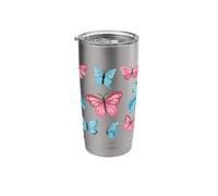 The Three Butterflies Stainless Steel Insulated Tumbler