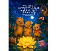 The Three Capybara Sisters and the Lost Golden Lily: A Coloring Story Adventure for Kids Ages 4-8