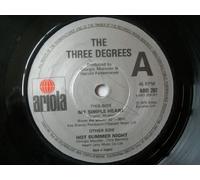 The Three Degrees - THREE DEGREES My Simple Heart UK 7" 45