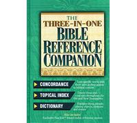 The Three-In-One Bible Reference Companion: Super Saver