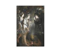 The Three Witches - Macbeth (William Shakespeare) By Daniel Gardner Canvas And Wall Art Picture Print Modern Family Bedroom Decors 08x12inch(20x30cm)