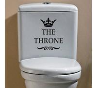 The Throne Funny Interesting Toilet Wall Stickers Bathroom Decoration Accessories Home Decor