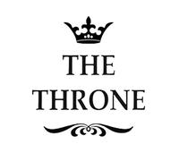 The Throne Funny Interesting Toilet Wall Stickers Bathroom Decoration Accessories Home DecorProfessional Processed