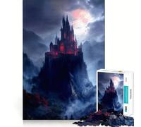The Throne of Eternal Night 1000 Piece Jigsaws for Teenagers Puzzle Memory Gain Relaxing Fun Design Assembly Warm Surprise (38x26cm)