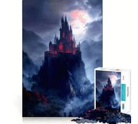 The Throne of Eternal Night Jigsaw Puzzles 1000 Pieces for Adults Memory Boost Warm Time Image Assembly Fine Art Piece (50x75cm)