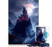 The Throne of Eternal Night Jigsaw Puzzles 1000 Pieces for Teenagers Think Game Peaceful Time Quality Edge Perfect Present (38x52cm)