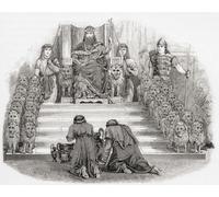 The Throne of Solomon. From Cassell's Universal History published 1888. Poster Print by Ken Welsh (17 x 13)