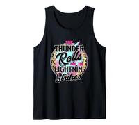 the Thunder Rolls and the Lightning Western Strikes Tank Top