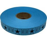 The Ticket Gurus-roll of 2000 Blue Star Tickets Single Roll Consecutively Numbered Raffle Tickets