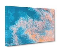 The Tide Is High Canvas Print | Gallery Wrapped 30mm Frame Wall Art | 24x16 inches | Ready to Hang | Abstract Picture | Living Room Bedroom Lounge Office