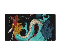 The Tide Is Rising And The Clouds Are Long Extra-Large Rubber Gaming Mouse Pad - 16×29.5 Inch Oversized Desk Mat With Non-Slip Rubber Base, Full-Print Single-Side Design For Office, Gaming & Study