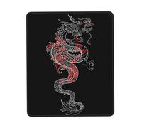 The Tide Of The Black Dragon Multi-Size Rubber-Edged Vertical Mouse Pad â€“ Full-Print, Eco-Friendly 100% Polyester Desk Mat With 3mm Non-Slip Rubber Base For Gaming, Office & Study