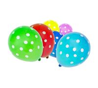 The Tie Co 18 Polka Dot Balloons - 30cm Decorative Latex Balloons for Kids Birthday, Garden Parties & Celebrations - Multicolour