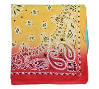The Tie Co™ Funky Pattern Colourful Bandana - Multi-Use Head, Neck, Face Mask & Scarf Accessory - Red yellow paisley