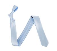 The Tie Co™ Men's Wide 7.5cm Plain Satin Tie (Baby Blue)