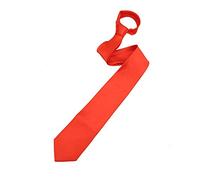 The Tie Co™ Men's Wide 7.5cm Plain Satin Tie (Red)
