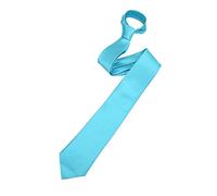 The Tie Co™ Men's Wide 7.5cm Plain Satin Tie (Turquoise)