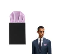 The Tie Co™ Pre-Folded Pocket Square - Premium Collection Round Top Handkerchief/Hanky for Suit Jackets, Weddings & Formalwear - Lilac