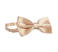 The Tie Co™ Pre-tied & Adjustable Satin Solid Colour Classic Plain Bow Tie (Copper)