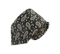 The Tie Co™ Premium Collection 7-9cm Wide Pattern Ties - Geometric, Aztec, Abstract & Repeated Designs (18 - Small Brown Paisley)