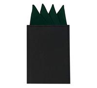 The Tie Co™ Premium Collection Pre Folded Point Pocket Square/Hanky/Handkerchief (Dark Green)