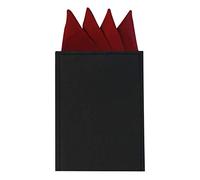 The Tie Co™ Premium Collection Pre Folded Point Pocket Square/Hanky/Handkerchief (Maroon)