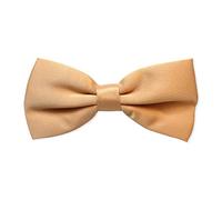 The Tie Co™ Premium Collection Satin Solid Colour Classic Plain Bow Tie - Pre Tied & Adjustable (Copper Gold)