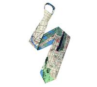 The Tie Co™ Printed Collection Wide Ties - Musical/USA/Novelty (22 - Liberty Map)
