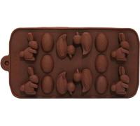 The Tie Co Small Chocolate Eggs, Bunnies & Ducks Silicone Bakeware Mould