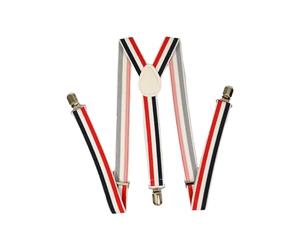 The Tie co Union Jack 25mm Men's Suspender Full Elastic Y Back (Red White & Blue)