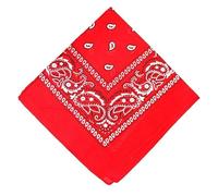 The Tie Company bandana For Men Paisley Headbands Scarf Cowboy Cotton Neck Hair Bandana - Red