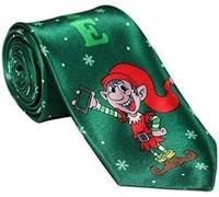 The Tie Company Christmas Novelty Ties - Fun Festive Holiday-Themed Designs for Unisex (#Elf)