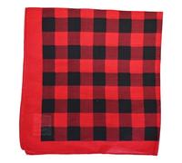 The Tie Company Funky Pattern Colourful Bandana Head Neck Face Mask Scarf Colorfull - Red & Black Checks