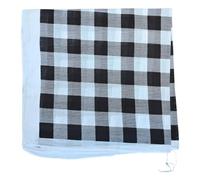 The Tie Company Funky Pattern Colourful Bandana Head Neck Face Mask Scarf Colorfull - White & Black Checks