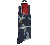 The Tie Studio Flying Mallard Socks - Cotton Rich Men’s Novelty Socks UK Size 6-11