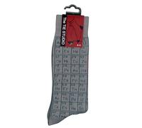 The Tie Studio Periodic Table Socks - Cotton Rich Novelty Science Socks UK 6-11