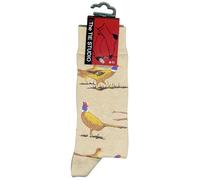 The Tie Studio Pheasant Socks - Novelty Cotton Rich Socks UK 6-11
